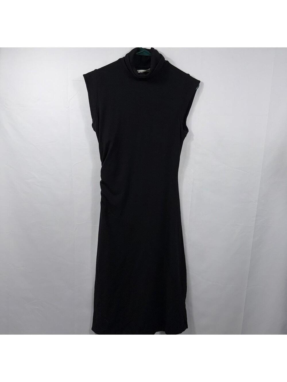 Diane von Furstenberg Black Sleeveless Midi Dress Size 8 - Picture 1 of 5